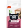 WORLD'S BEST CAT LITTER Good Habits Cat Attract Litter | Natural Plant-Based Attractant | Multicat Flushable Corn Litter | Unscented Odor Control | Low Tracking & Lightweight | Made in USA 15lb Bag