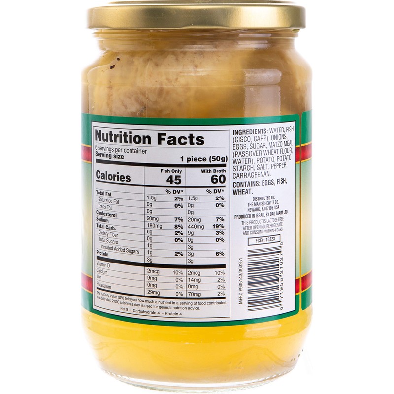 Mrs. Adler's Old Jerusalem Gefilte Fish 24oz (2 Pack), All