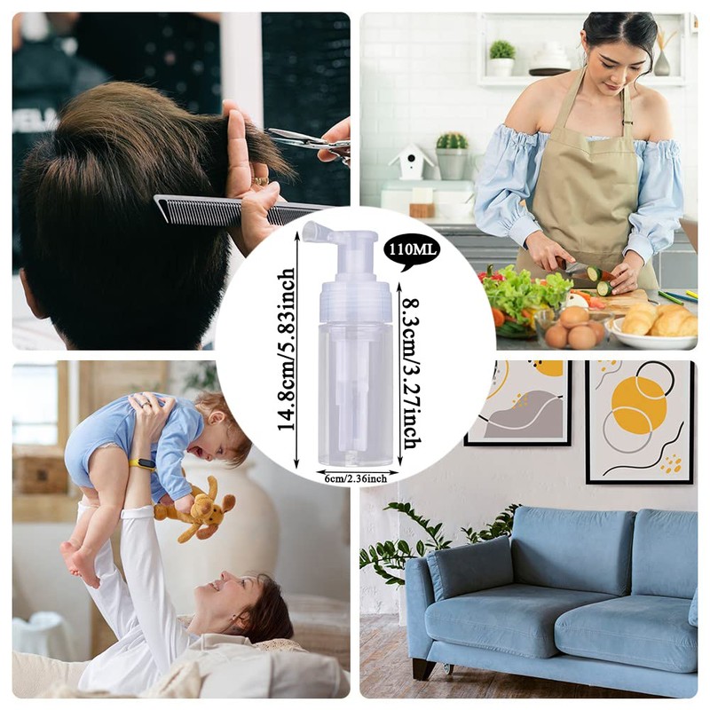 AKOAK 1 Pack 110ml Portable Detachable Travel Spray Bottle Container