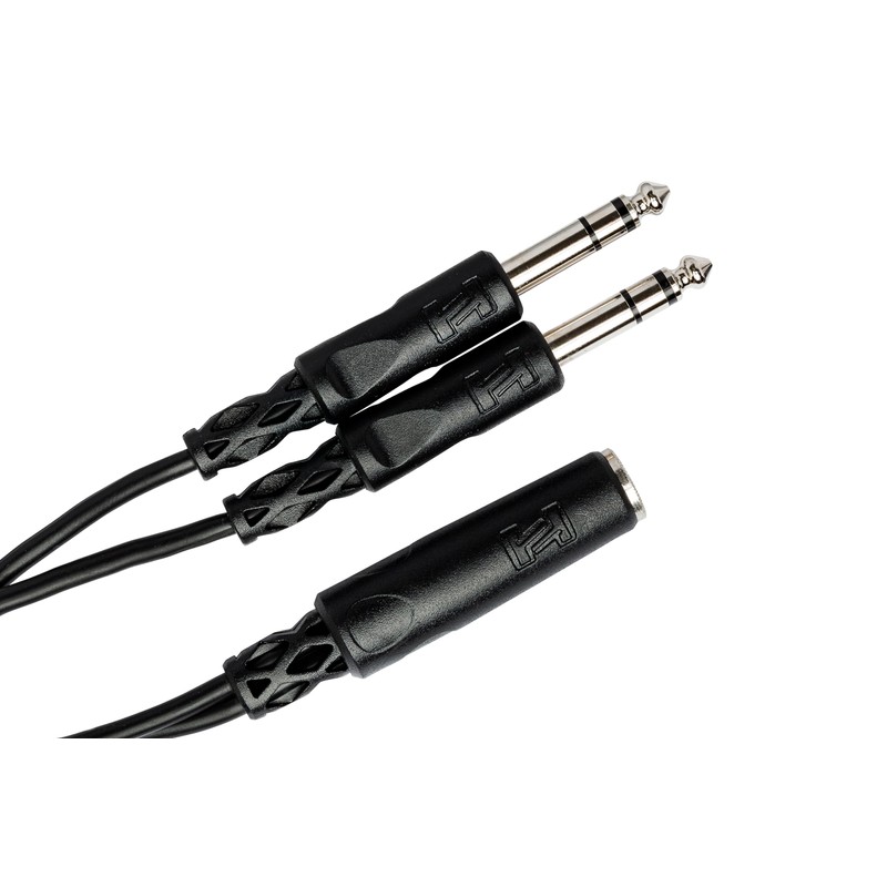 Hosa YPP-308 1/4 Inch TRSF to Dual 1/4 Inch TRS