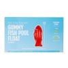 Red Swedish Gummy Fish Pool Float Splash Seat 56.69in X
