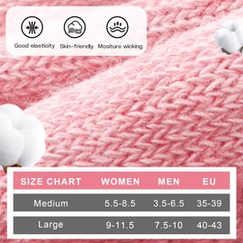 Muezna 6 Pairs Pilates Grip Socks for Women, Non Slip Yoga Socks with Grips, Grippy Socks for Barre, and Hospital