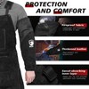 Leather Welding Work Sleeves for Men&Women - Heat&Flame Resistant Arm