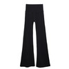 DanceDaily Black Yoga Pants for Women Breathable Ballet Leggings Flared