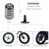 TK-KLZ 5Pcs Chrome Car Tire Valve Stem Caps for Honda