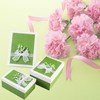 Large Green Gift Box Set of 3, Rectangle Gift Boxes