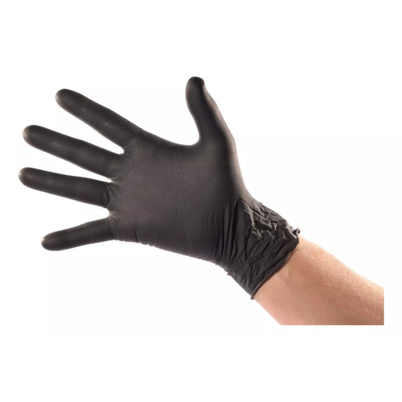 Zeyco Nitrilo Negro Para Tatuar 200 Pzas
