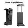 Phone Tripod Mount Portable Aluminum Alloy 1/4 Inch Screw Hole