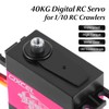 GIXCEL 40KG High Torque Digital RC Servo, Waterproof Metal Gear