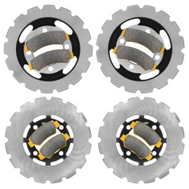 Traild CFMoto CForce 600/800/1000 2019-2025 Ridge Rider Rotor and Ceramic Brake Pad Kit Full Vehicle Set Front & Rear