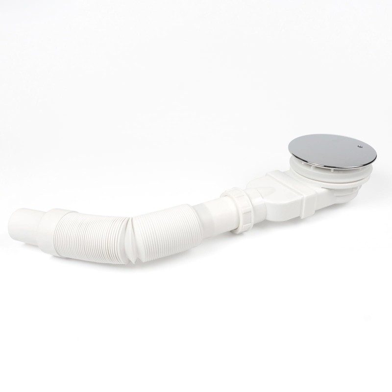 AQUENITH Shower Drain Fitting 90 mm, Flat Shower Drain Siphon