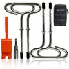 Pristis Ice Anchor Tool Kit, Ice Fishing Tent Stakes Nails