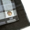 Great British Teddy Bear 001008-0002-02 Crate Fleece Towel Handkerchief Block