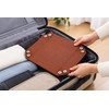 Folding PU Leather Valet Tray for Daily Essentials – Collapsible