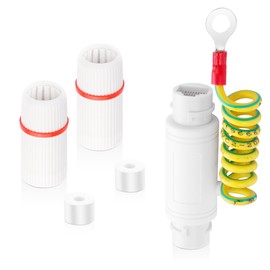 SinLoon RJ45 PoE Extender - 10/100/1000Mbps Gigabit IP66 Waterproof, 5kA Lightning Protection, Outdoor PoE Repeater for Extending PoE Distance up to 250m Compatible with Cameras, APs