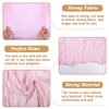 SAJOO Pink Cheesecloth Table Runner 1Pc 13ft Rustic Gauze Table