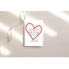 The Life Barn Postcard with Envelope Love Card for Wedding