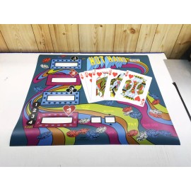 STERN HOT HAND Pinball Machine Backglass Translite 5 Layer Hidden TEXT