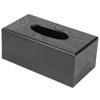 Black Wooden Tissue Box Napkin Case Elegant Style Tissue Holder