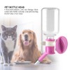 Pet Dog Hanging Drinking Bottle Head Fountain Portable Cat Water