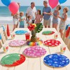 60Pcs Hibiscus Party Paper Plates 9" Disposable Heavy Duty Hawaiian
