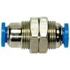 RIEGLER 109809-149.006 Straight Bulkhead Plug Connector Blue Series M14 x