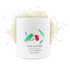 Mascarilla para Cabello Reparadora con Aceite de Germen de Arroz | Crema para Peinar - Hidratación Profunda | Con Vitamina E | Ideal para Cabello Seco y Dañado - Cuidado del Cabello | RICE & SHINE