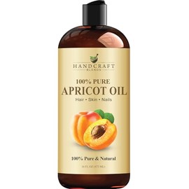 Handcraft Blends Aceite de albaricoque hecho a mano – 100% puro y natural – Aceite de albaricoque prensado en frío de alta calidad para aromaterapia, 