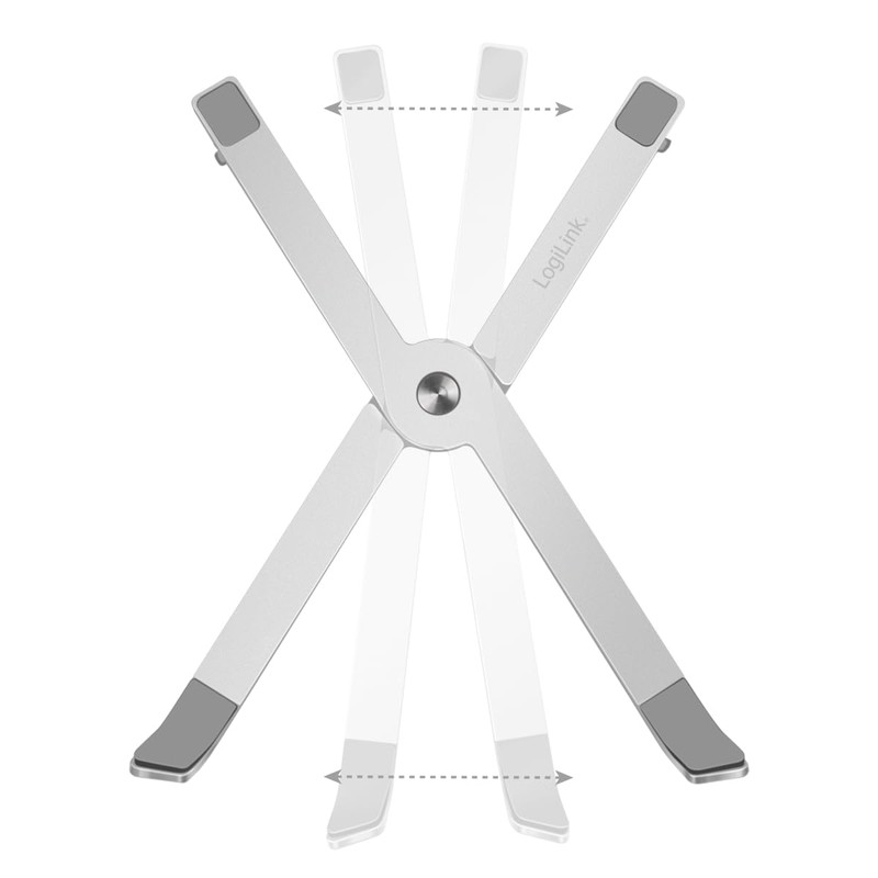 LogiLink AA0166 - Foldable Laptop/Tablet Holder for 10-16" Max Load