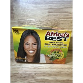 Africa's Best Africa’s Best Herbal Intensive Dual Conditioning No Lye Relaxer System- Super