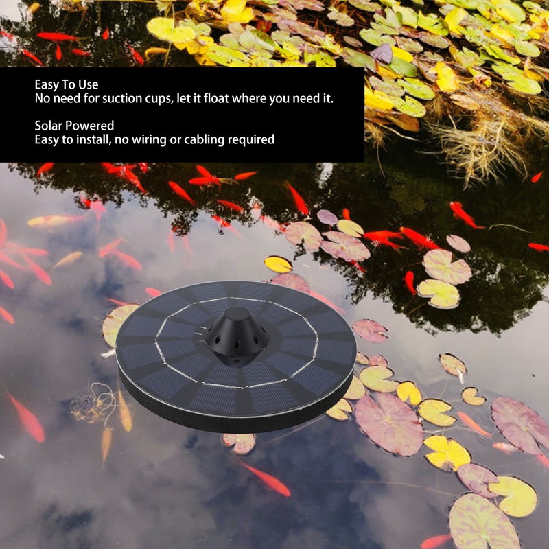 Solar Floating Pond Aerator 2.5W Automatic Power Off Floating Solar