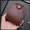 SPDTECH Men Wallet with Clip Brown PU Material 3 Credit