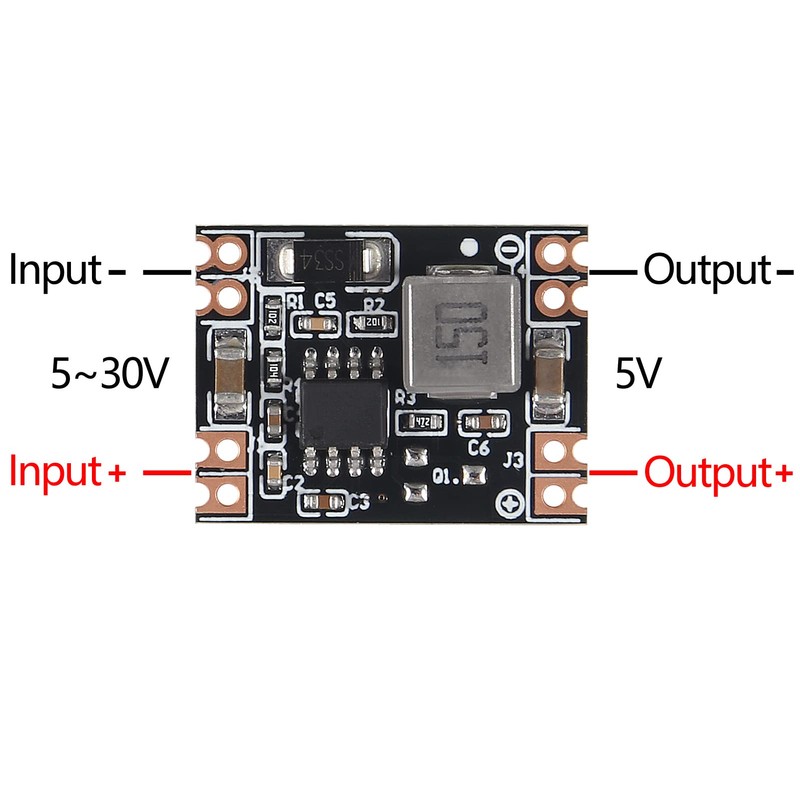 AITRIP 3.3V 5V 9V 12V Power Module Adjustable MP1584EN DC