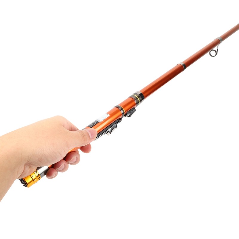 Carbon Fiber Hard Adjustable Mini Pocket Fishing Pole Mini Ultrashort