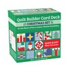 Quilt Builder Card Deck Christmas Set: 40 Jolly Blocks, 8