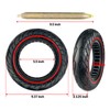 KTUMININV 10x2.125 Scooter Tire,10x2/54-152 electric Rubber Solid Tire for Gotrax