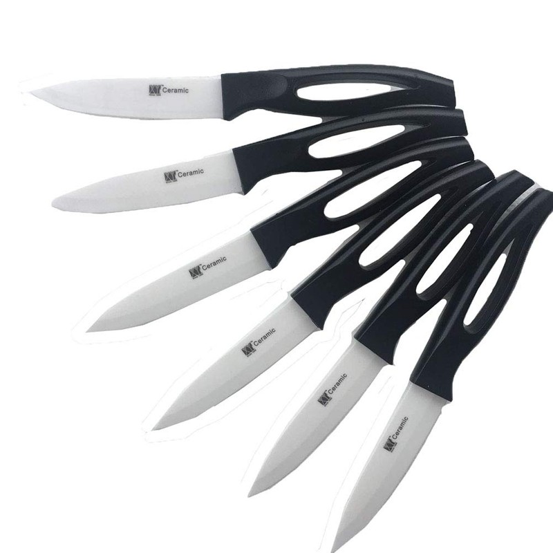 Kitchen Bar Ceramic Steak Knife Super Sharp Knifes 6pcs