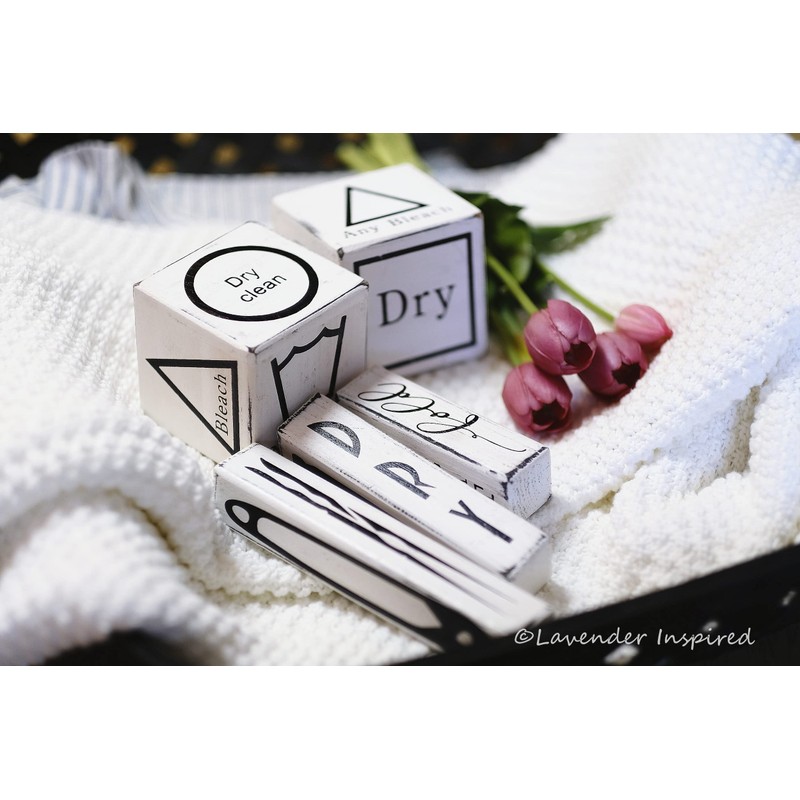 Set of 2 Laundry Block Sign