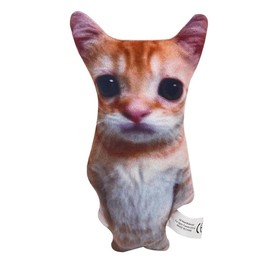 Cute Cat Plush Toy, Simulation Cat Stuffed Animal, Birthday Holiday Gift, Funny Plush Toy, Home Decoration, Stuffed Animals Toys for Boys Toys for Girls Fun Kids Toys, Toddler Toys, Soothing Stuffed Doll, Cuddly Stuffed Animal:_Orange_21cm/8.26in