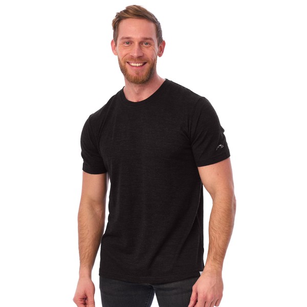 Merino.tech Merino Wool T-Shirt Mens - 100% Merino Wool Undershirt