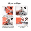 Grommets Eyelet Punch Kit Handheld Portable Hole Puncher Pliers Set