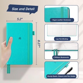Yuan Smart Writing Notebook Set, Full Year Weekly Planner with To Do List