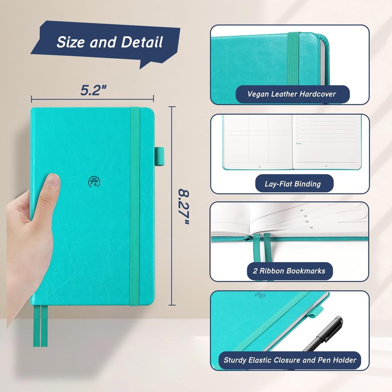 Yuan Smart Writing Notebook Set, Full Year Weekly Planner with
