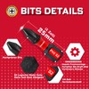 Geinxurn 68-Piece Impact Resistant Screwdriver Bit Set (PH, TX, PZ,