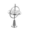 Silver Rotating Gyroscope Compact & Portable Design Ideal for Adult