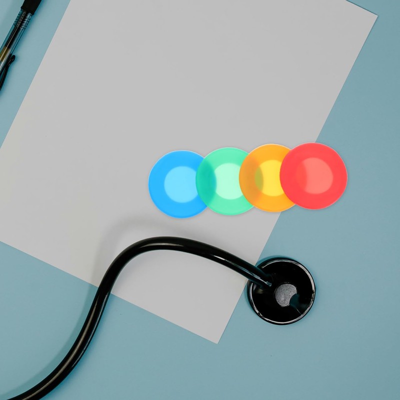 UKCOCO 16pcs Silicone Stetho Scope Protective Covers - Assorted Colors,
