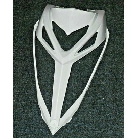 YAMAHA RAPTOR 700 WHITE FRONT FENDER VENTED NOSE HOOD, RADIATOR COVER 13-24