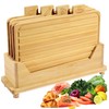 Essenhome Large Bamboo Cutting Board Set of 4 - Wood