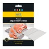 Nostik Reusable Non-Stick 102x20cm Freezer Separator Sheets - White