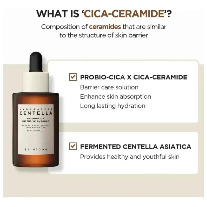 Sskin1004 Set 4 Travel De Madagascar Centella Probio-cica